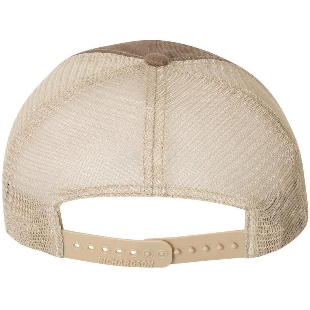 no-logo Richardson Garment Washed Trucker Cap-Headwear-Richardson-Thread Logic