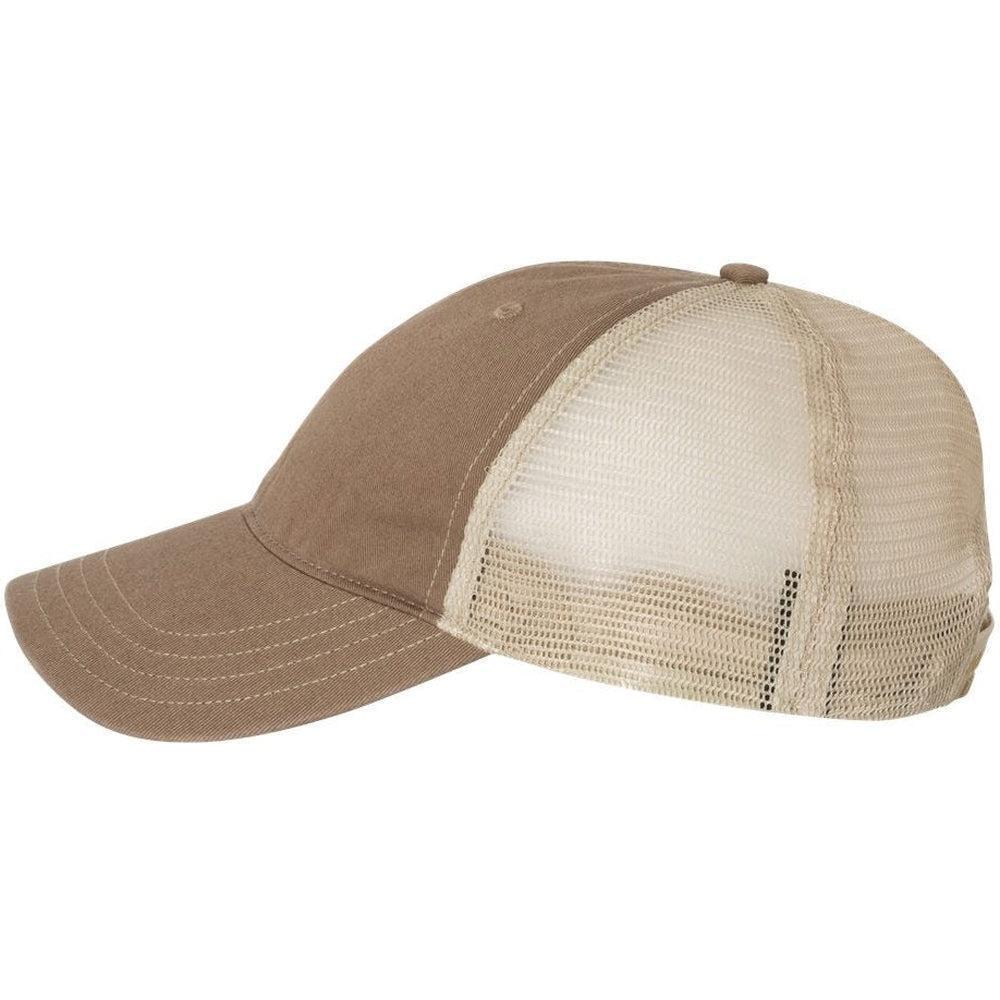 no-logo Richardson Garment Washed Trucker Cap-Headwear-Richardson-Thread Logic