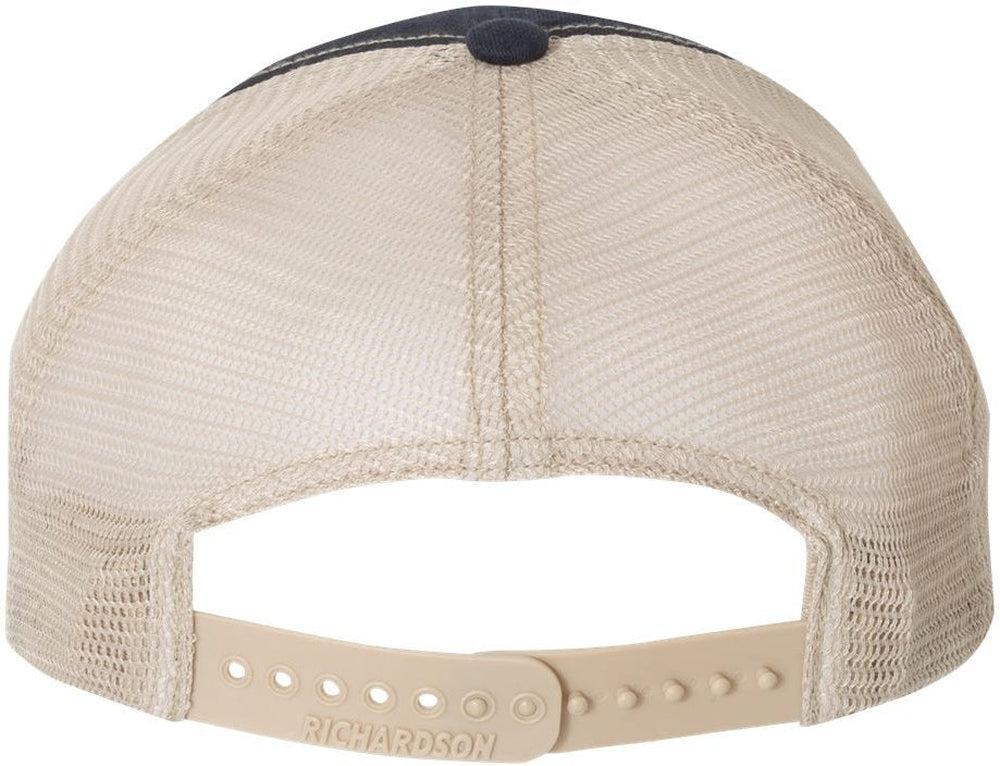 no-logo Richardson Garment Washed Trucker Cap-Caps-Richardson-Thread Logic
