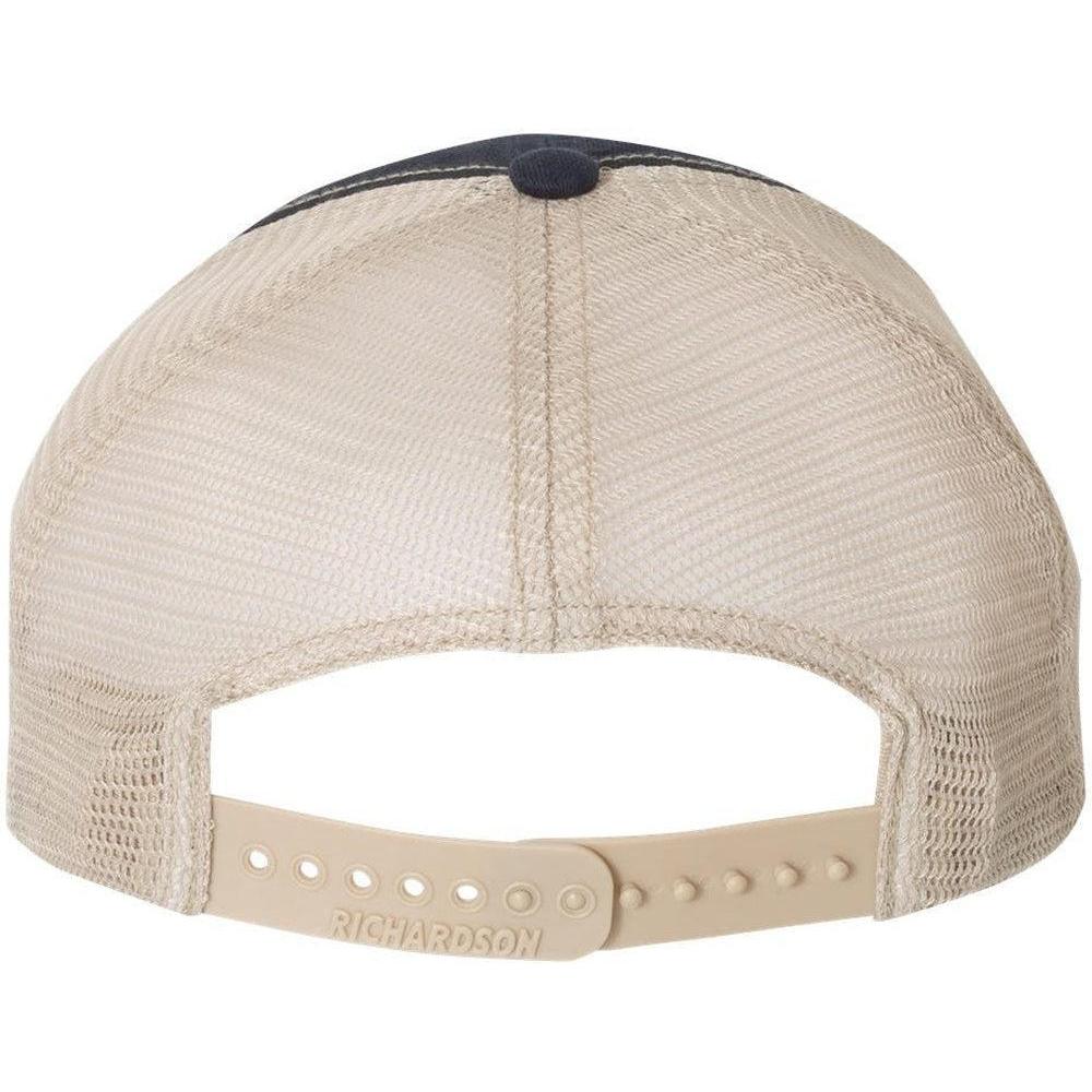 no-logo Richardson Garment Washed Trucker Cap-Headwear-Richardson-Thread Logic