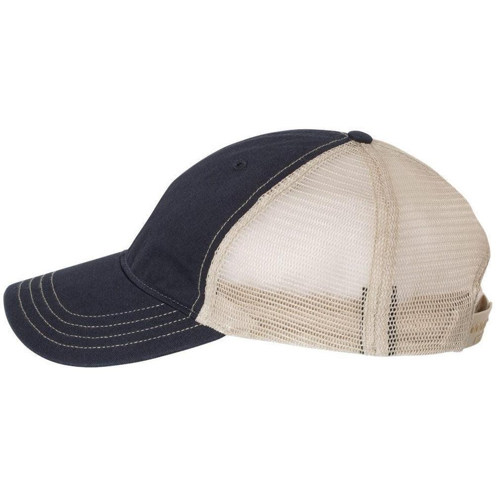 no-logo Richardson Garment Washed Trucker Cap-Headwear-Richardson-Thread Logic