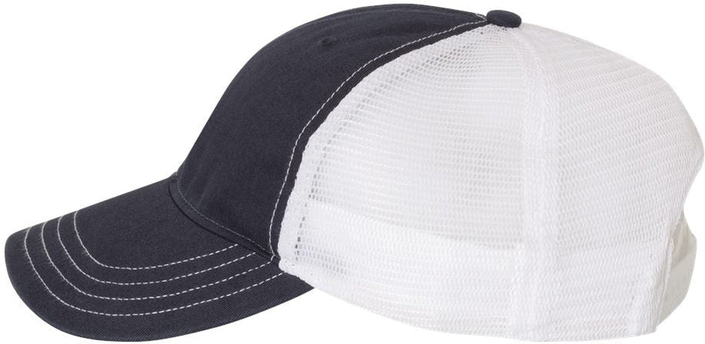 no-logo Richardson Garment Washed Trucker Cap-Caps-Richardson-Thread Logic