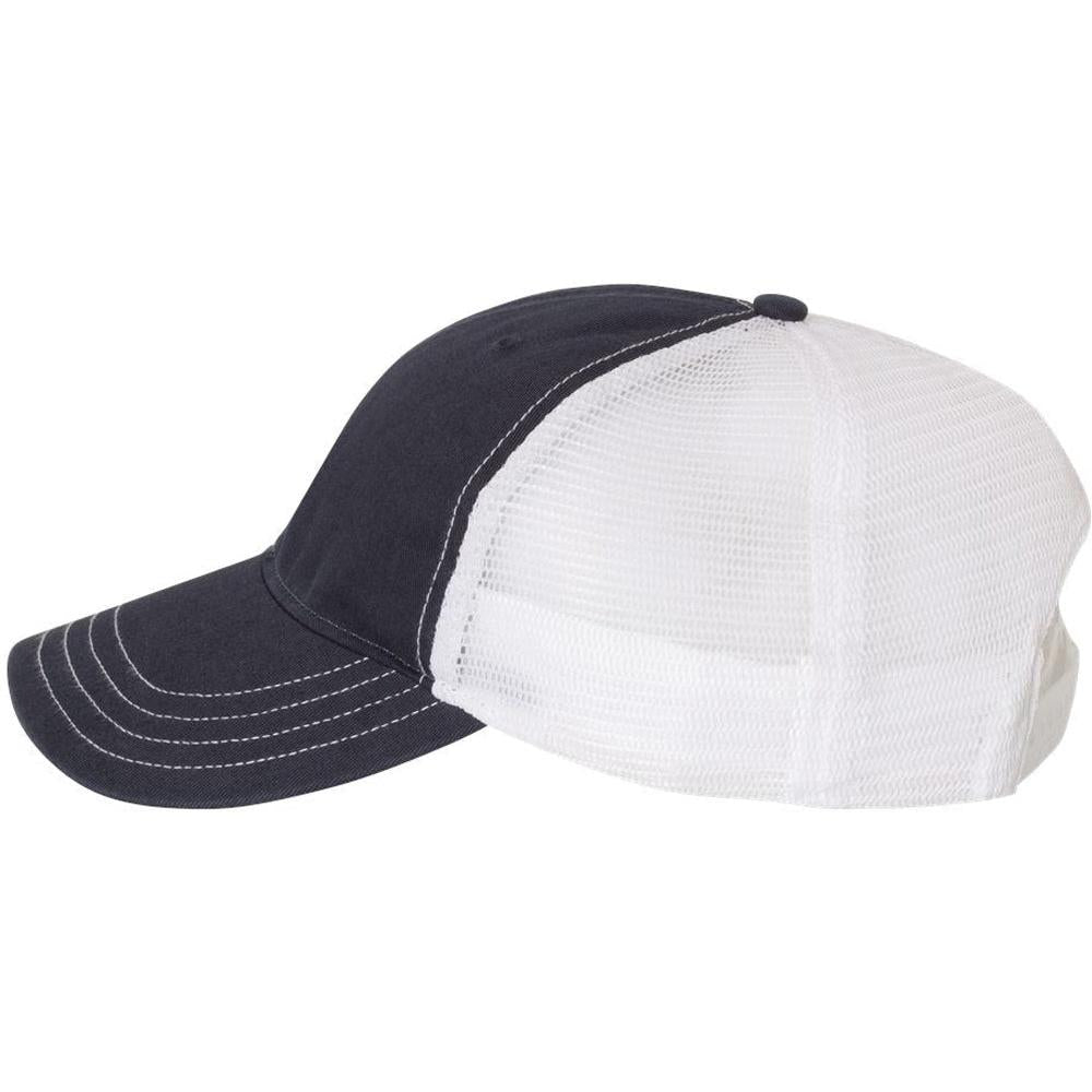 no-logo Richardson Garment Washed Trucker Cap-Headwear-Richardson-Thread Logic