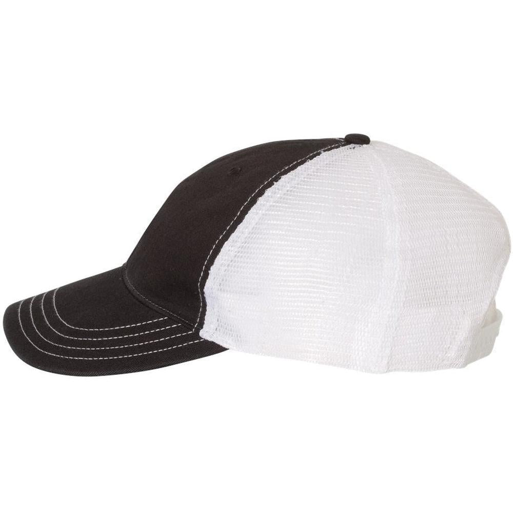 no-logo Richardson Garment Washed Trucker Cap-Headwear-Richardson-Thread Logic