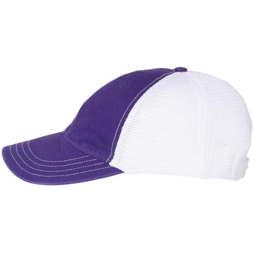 no-logo Richardson Garment Washed Trucker Cap-Headwear-Richardson-Thread Logic
