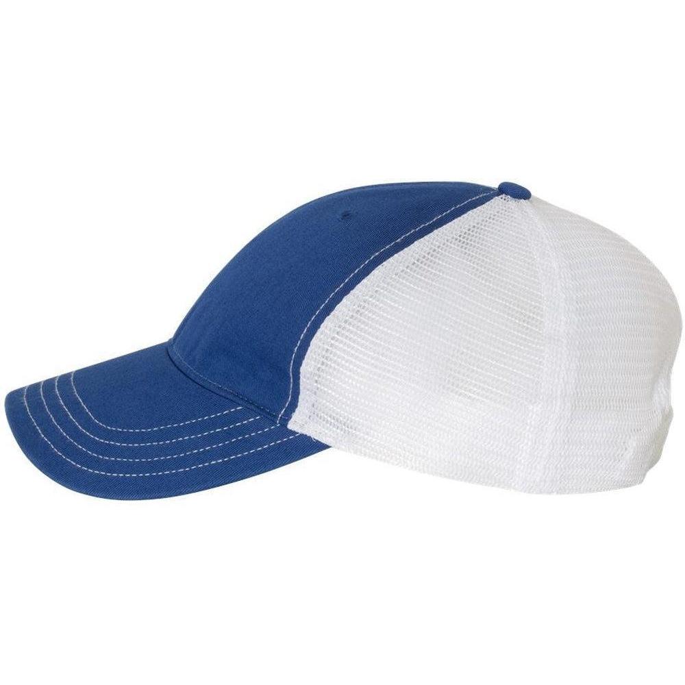 no-logo Richardson Garment Washed Trucker Cap-Headwear-Richardson-Thread Logic