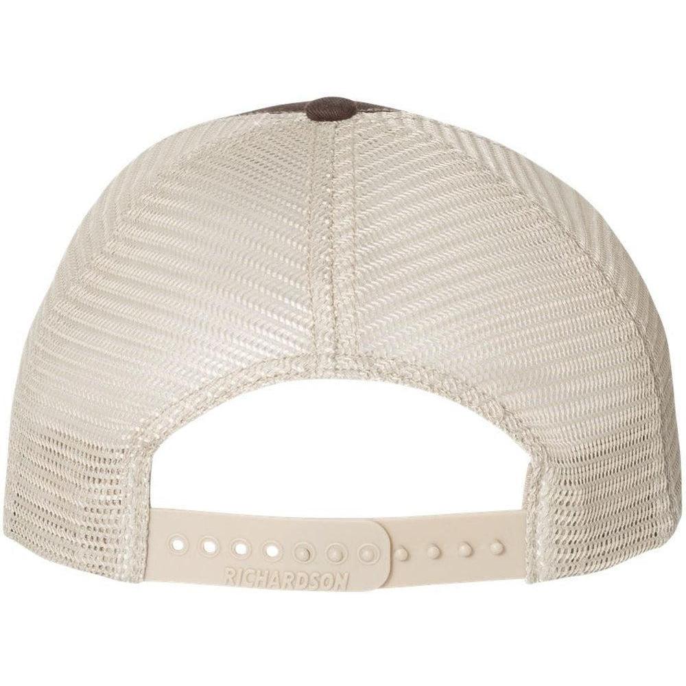 no-logo Richardson Garment Washed Trucker Cap-Headwear-Richardson-Thread Logic