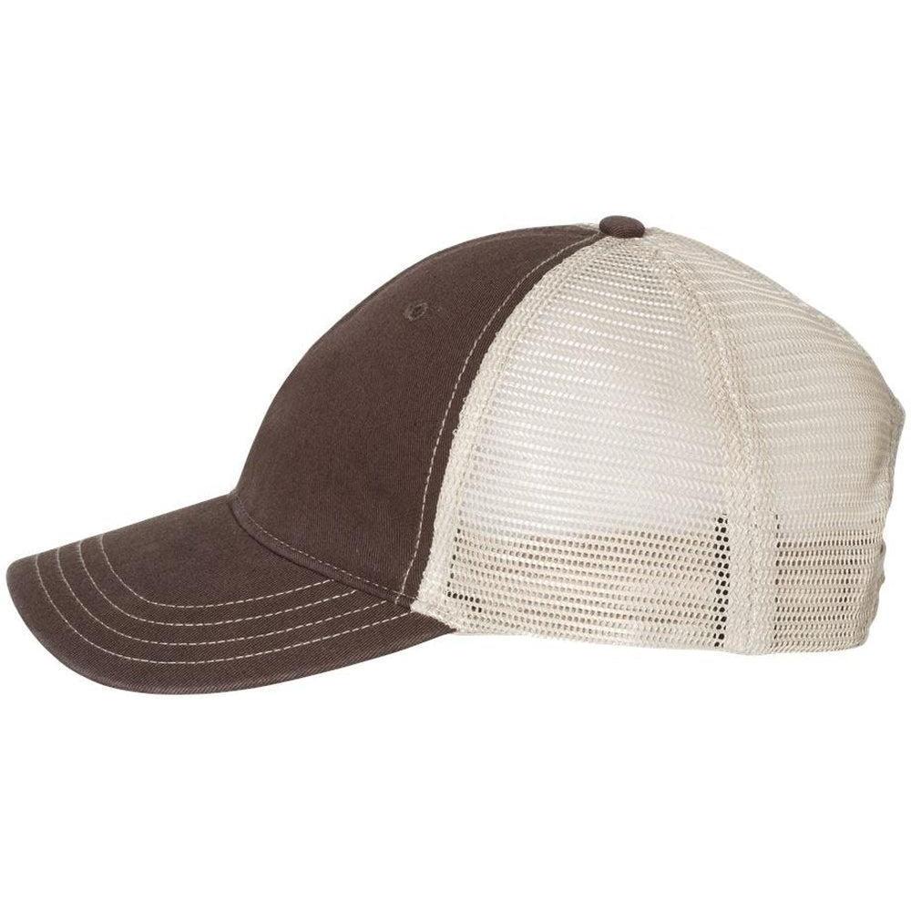 no-logo Richardson Garment Washed Trucker Cap-Headwear-Richardson-Thread Logic