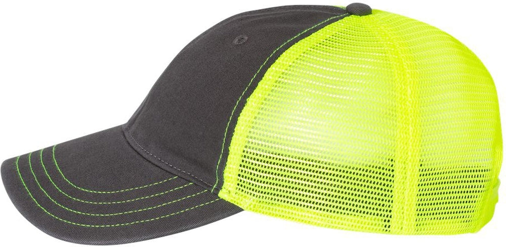 no-logo Richardson Garment Washed Trucker Cap-Caps-Richardson-Thread Logic