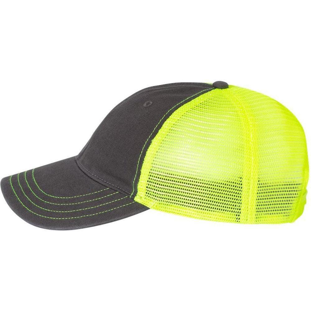 no-logo Richardson Garment Washed Trucker Cap-Headwear-Richardson-Thread Logic