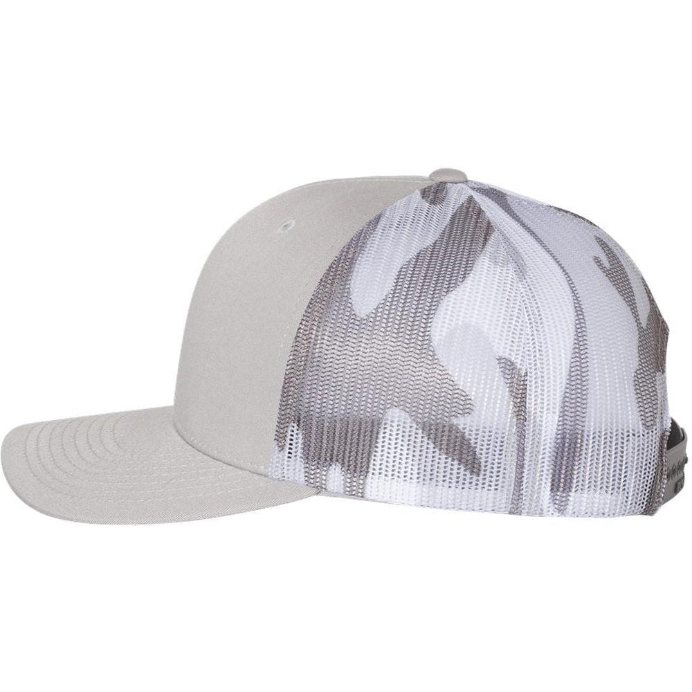 no-logo Richardson Printed MeshBack Trucker Cap-Headwear-Richardson-Thread Logic