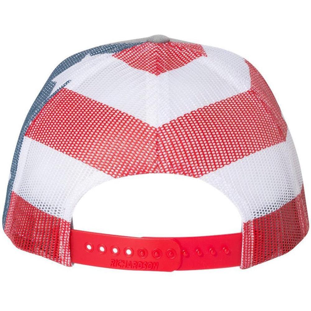 no-logo Richardson Printed MeshBack Trucker Cap-Headwear-Richardson-Thread Logic