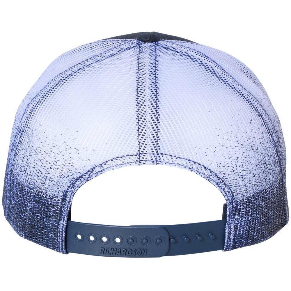 no-logo Richardson Printed MeshBack Trucker Cap-Headwear-Richardson-Thread Logic
