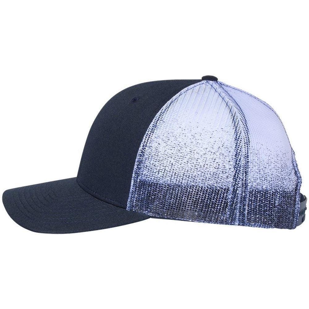 no-logo Richardson Printed MeshBack Trucker Cap-Headwear-Richardson-Thread Logic