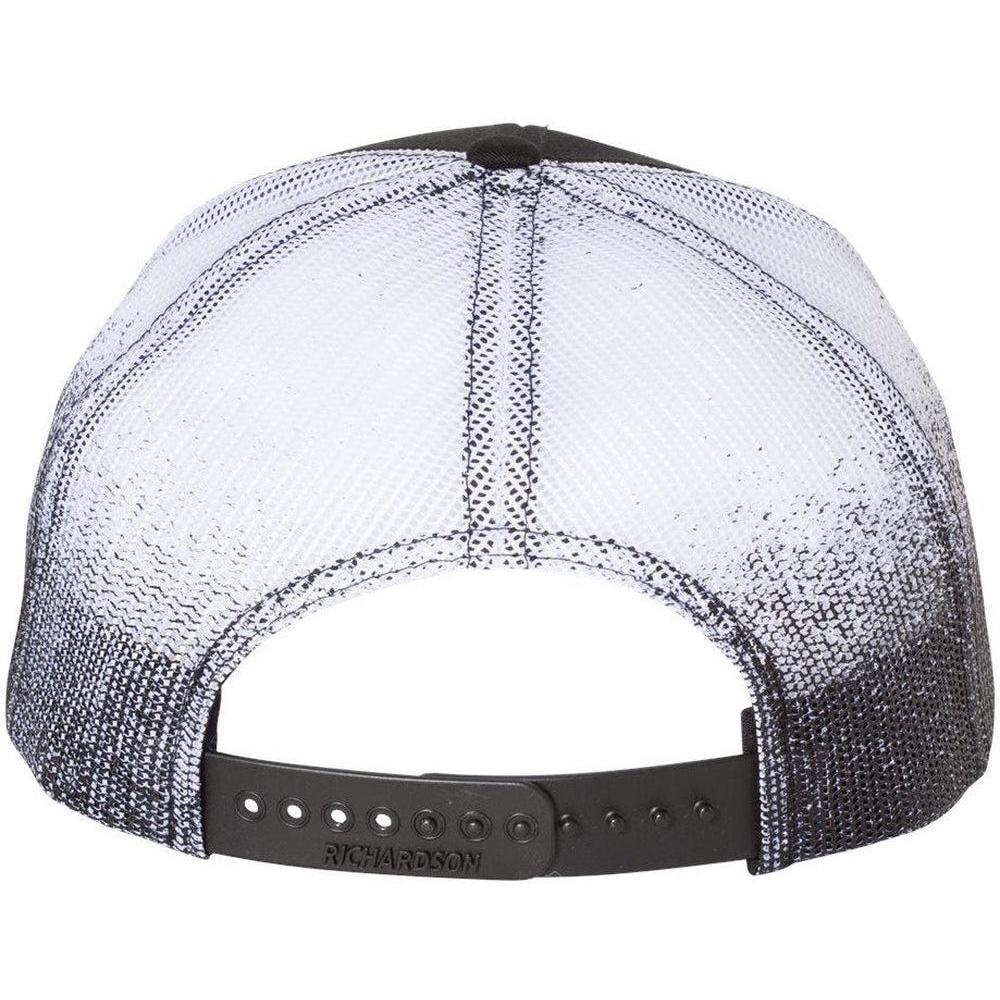 no-logo Richardson Printed MeshBack Trucker Cap-Headwear-Richardson-Thread Logic