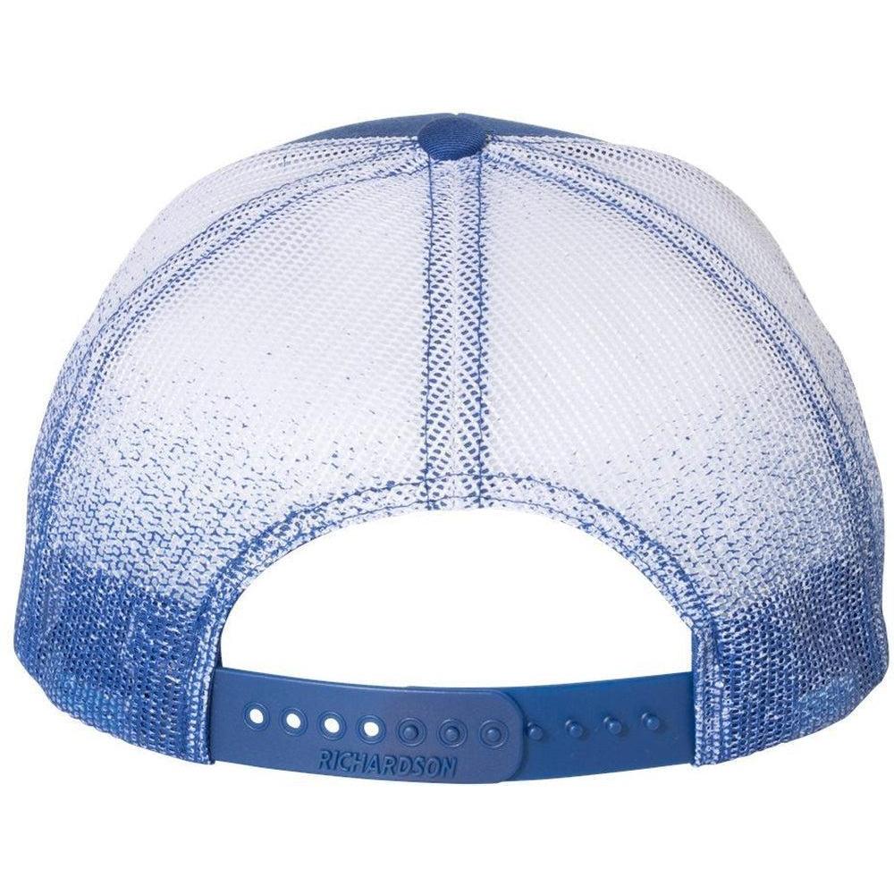 no-logo Richardson Printed MeshBack Trucker Cap-Headwear-Richardson-Thread Logic