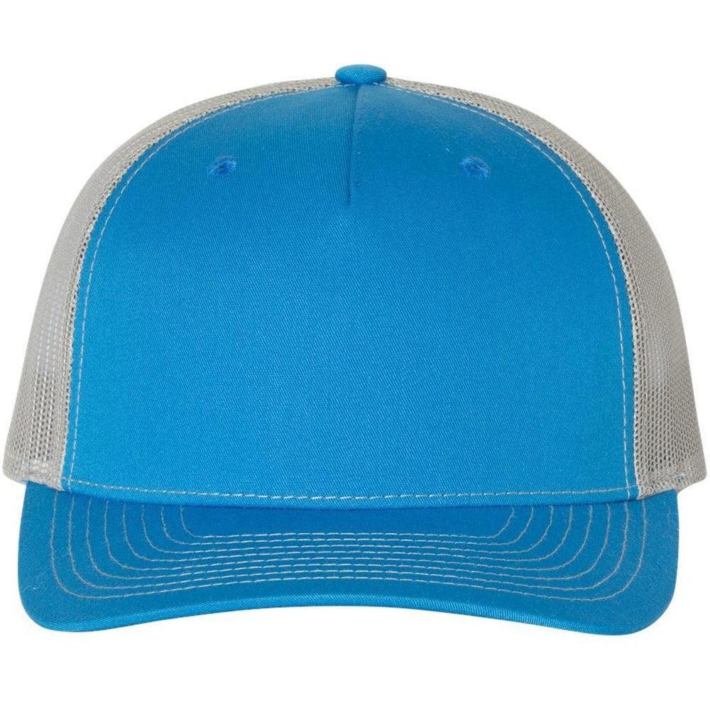 no-logo Richardson Trucker Cap-Headwear-Richardson-Cobalt Blue/Grey-OSFA-Thread Logic