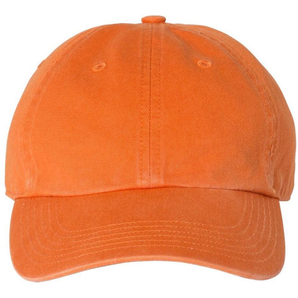 no-logo Richardson Washed Chino Cap -Headwear-Richardson-Orange-OSFA-Thread Logic