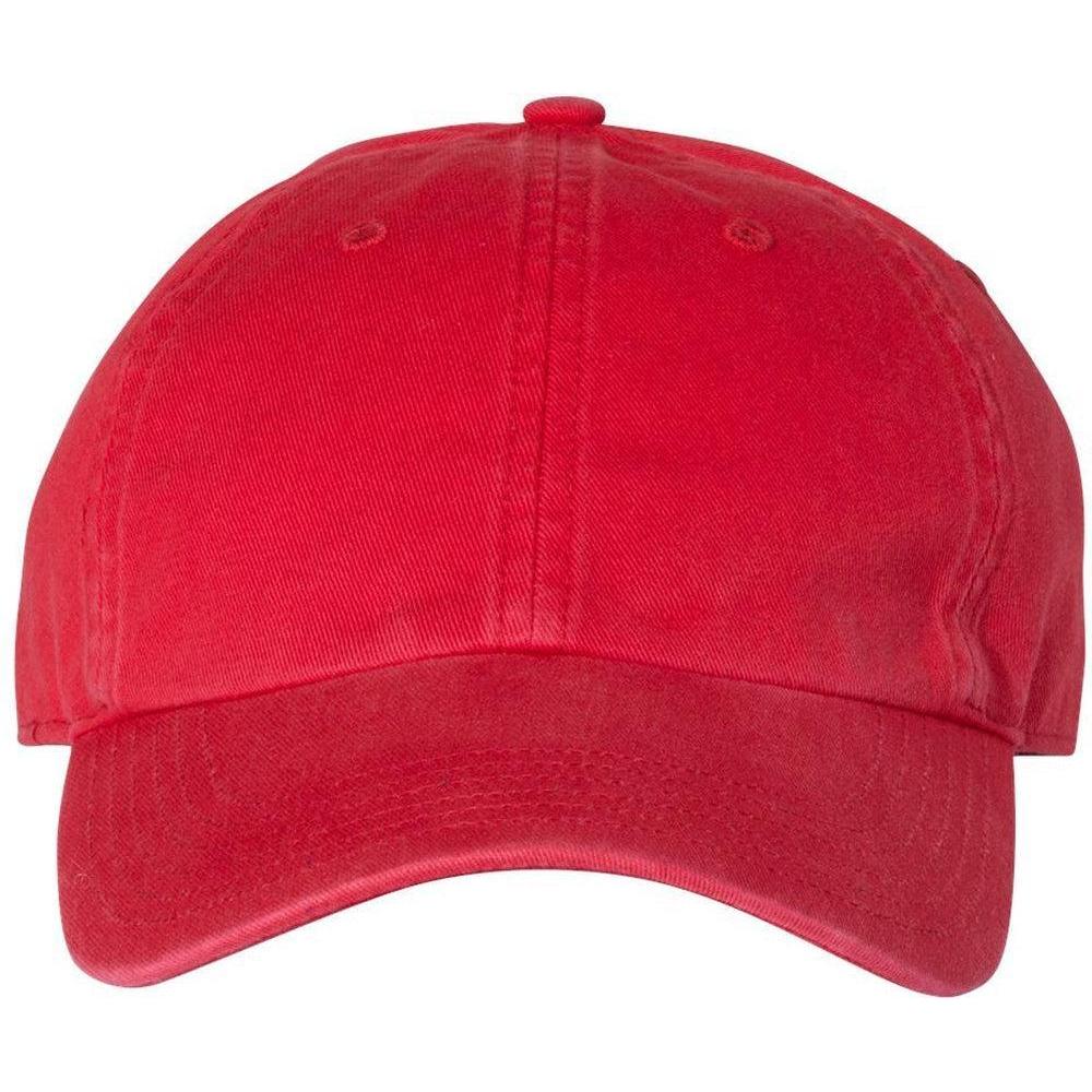 no-logo Richardson Washed Chino Cap -Headwear-Richardson-Red-OSFA-Thread Logic