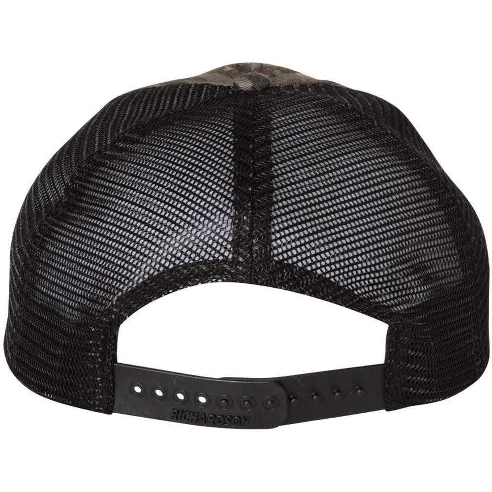 no-logo Richardson Washed Printed Trucker Cap-Caps-Richardson-Thread Logic