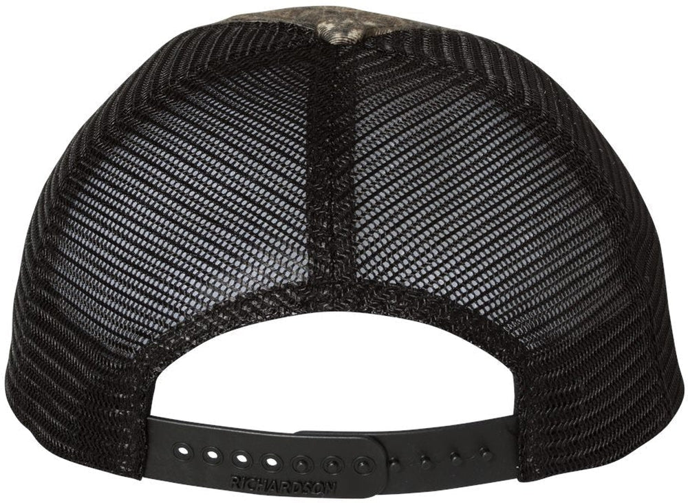 no-logo Richardson Washed Printed Trucker Cap-Caps-Richardson-Thread Logic