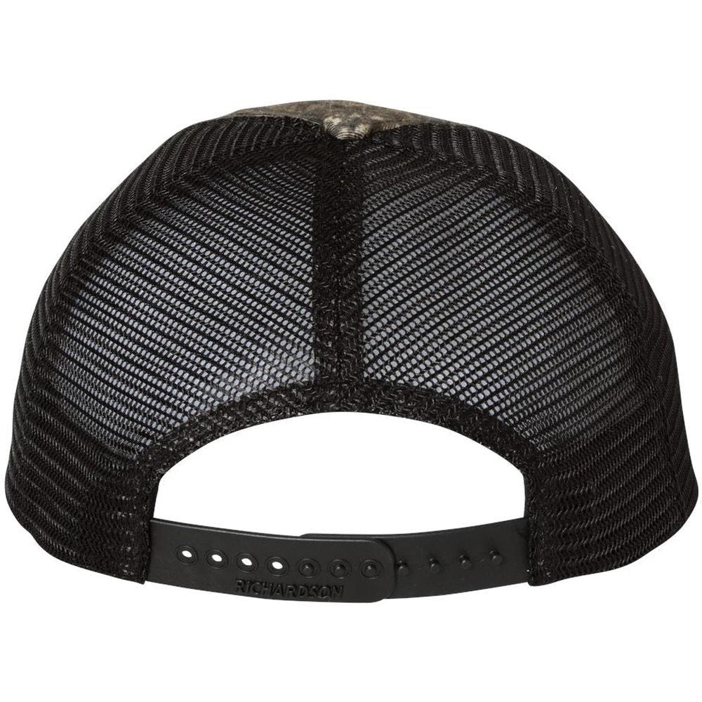 no-logo Richardson Washed Printed Trucker Cap-Caps-Richardson-Thread Logic