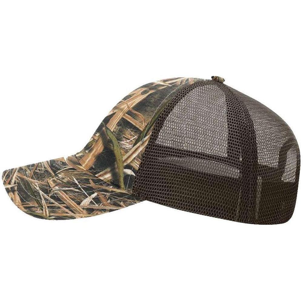 no-logo Richardson Washed Printed Trucker Cap-Caps-Richardson-Thread Logic