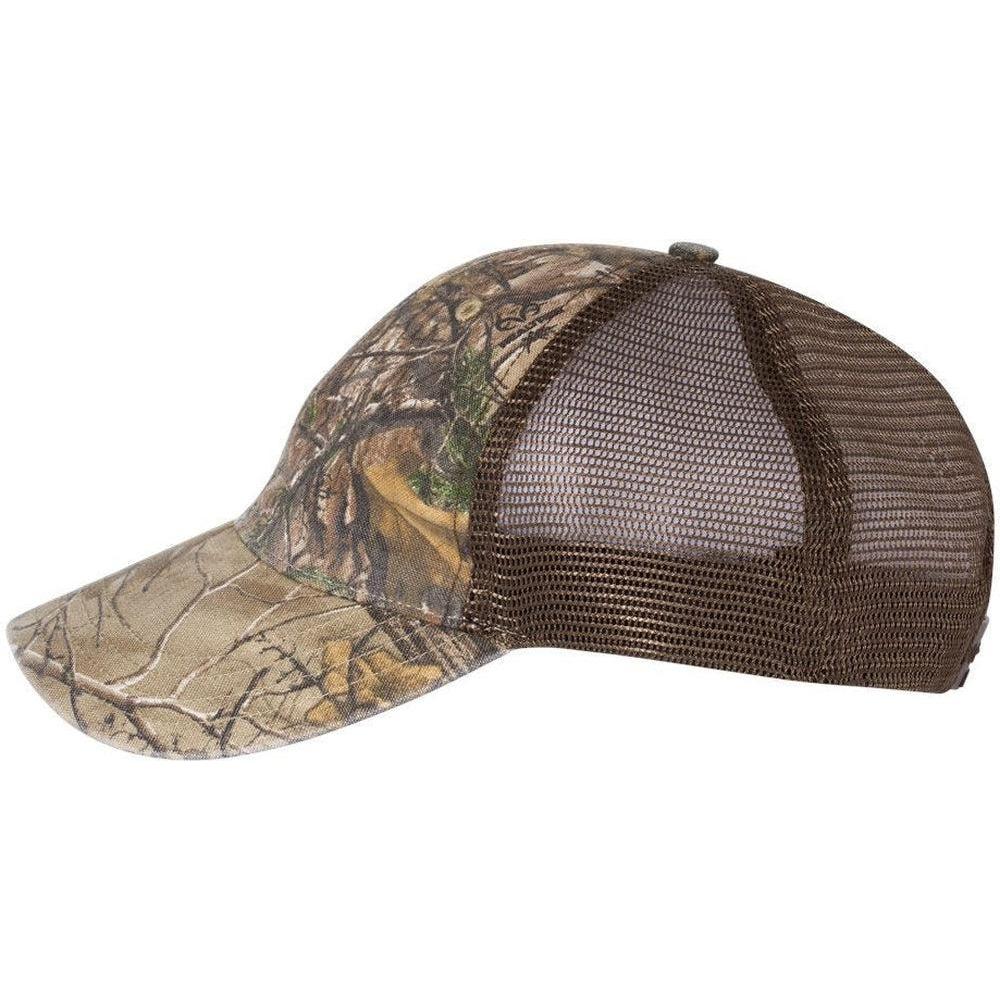 no-logo Richardson Washed Printed Trucker Cap-Caps-Richardson-Thread Logic