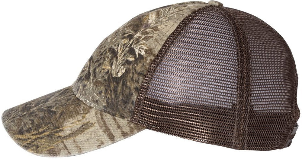 no-logo Richardson Washed Printed Trucker Cap-Caps-Richardson-Thread Logic