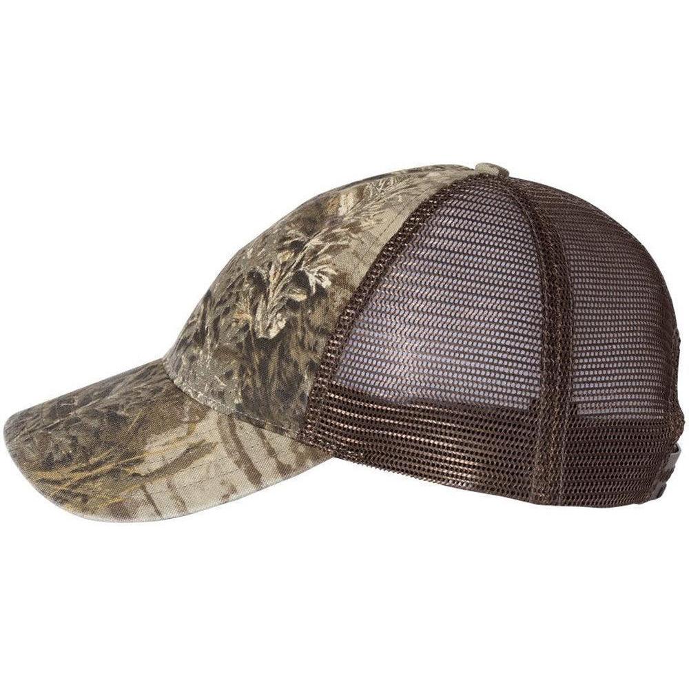 no-logo Richardson Washed Printed Trucker Cap-Caps-Richardson-Thread Logic