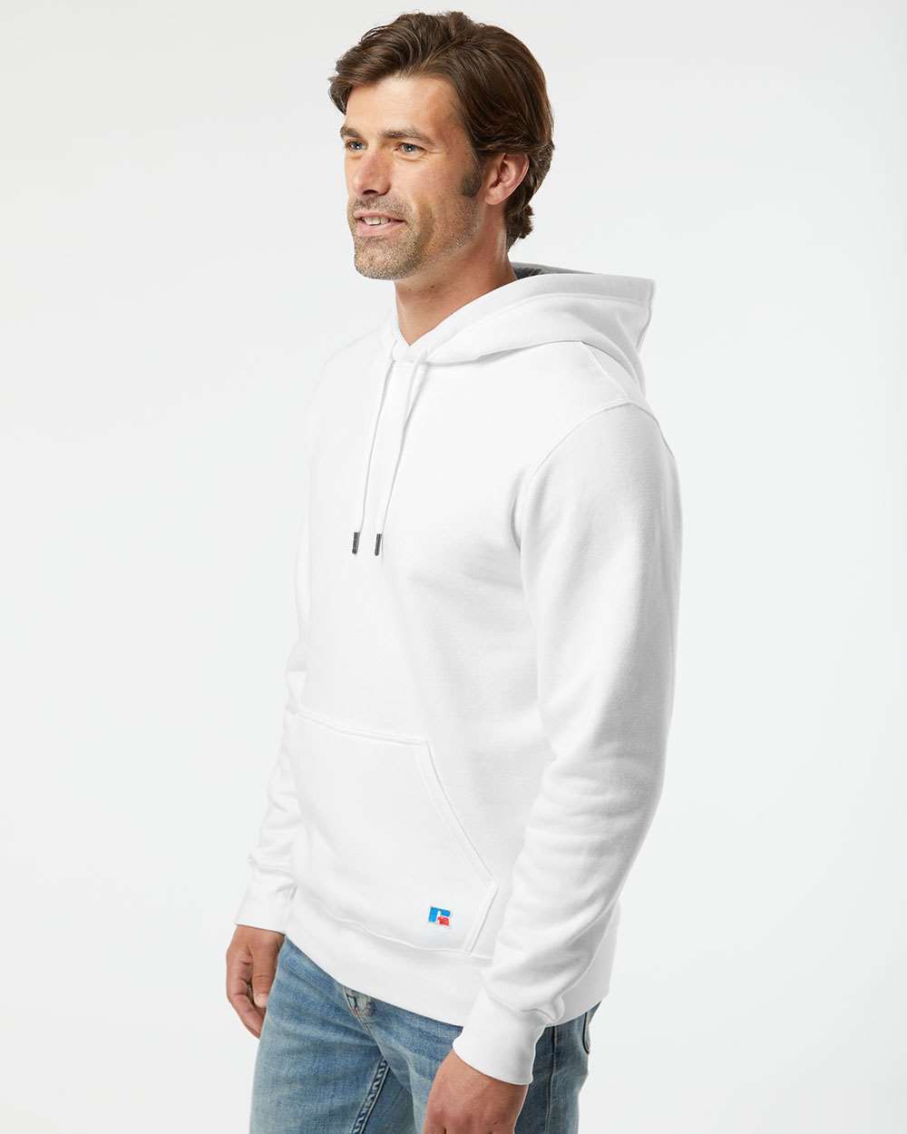 no-logo Russell Athletic Cotton Rich Fleece Hooded Sweatshirt-Fleece-Russell Athletic-Thread Logic