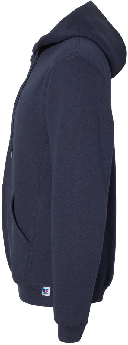 no-logo Russell Athletic Dri Power® Hooded Full-Zip Sweatshirt-Fleece-Russell Athletic-Thread Logic