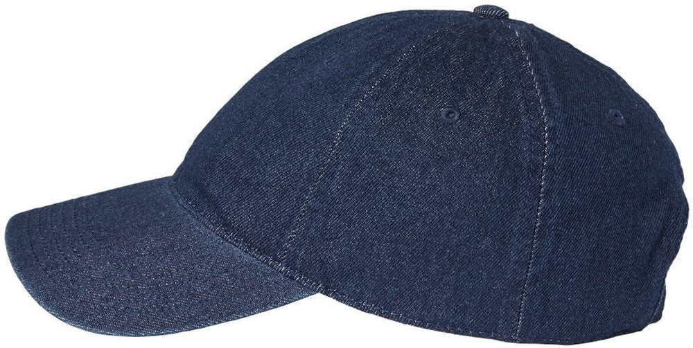 no-logo Russell Athletic Snow Wash Denim Dad Hat-Headwear-Russell Athletic-Thread Logic