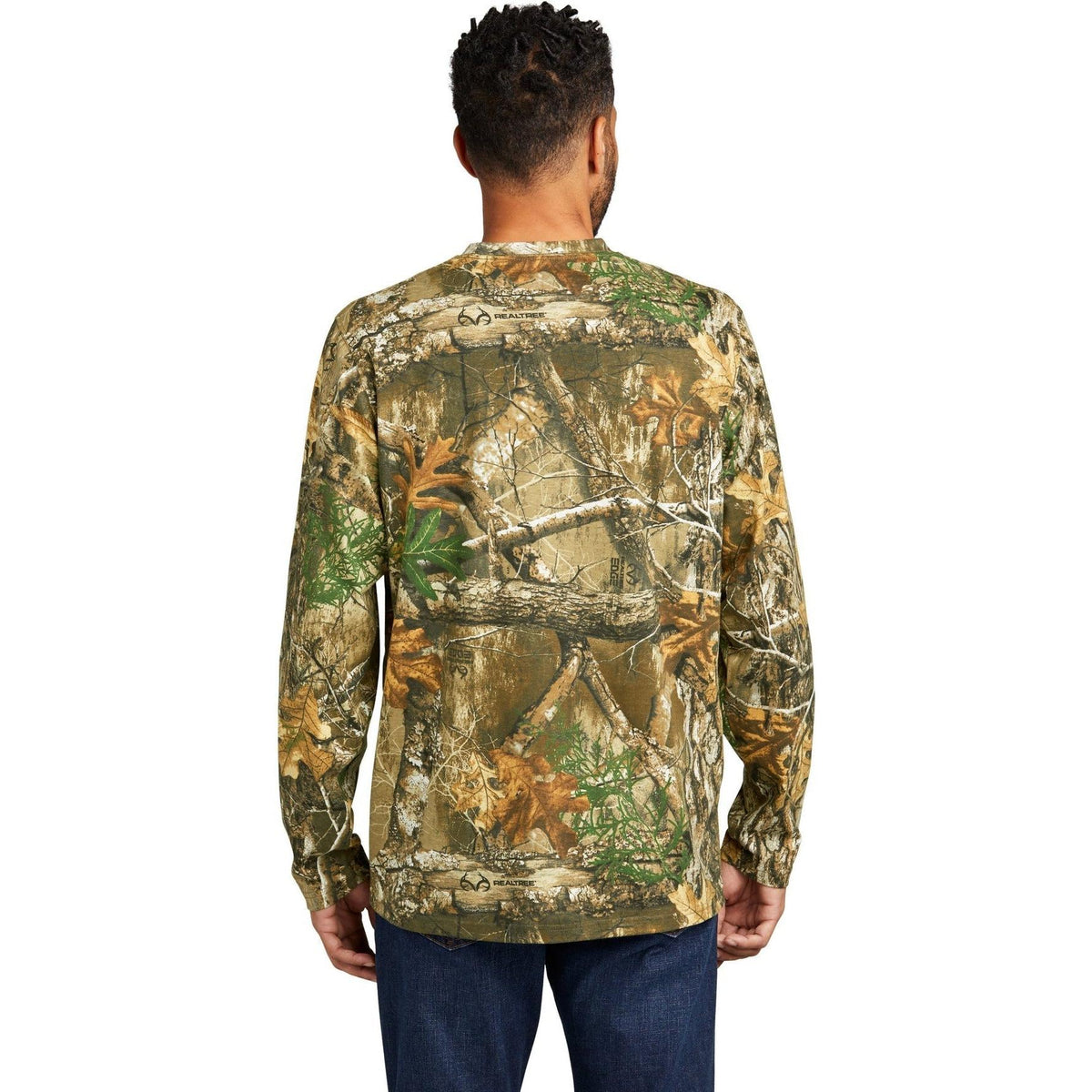 no-logo Russell Outdoors Realtree Long Sleeve Pocket Tee-New-Russell Outdoors-Thread Logic