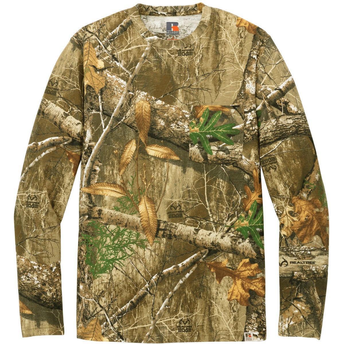 no-logo Russell Outdoors Realtree Long Sleeve Pocket Tee