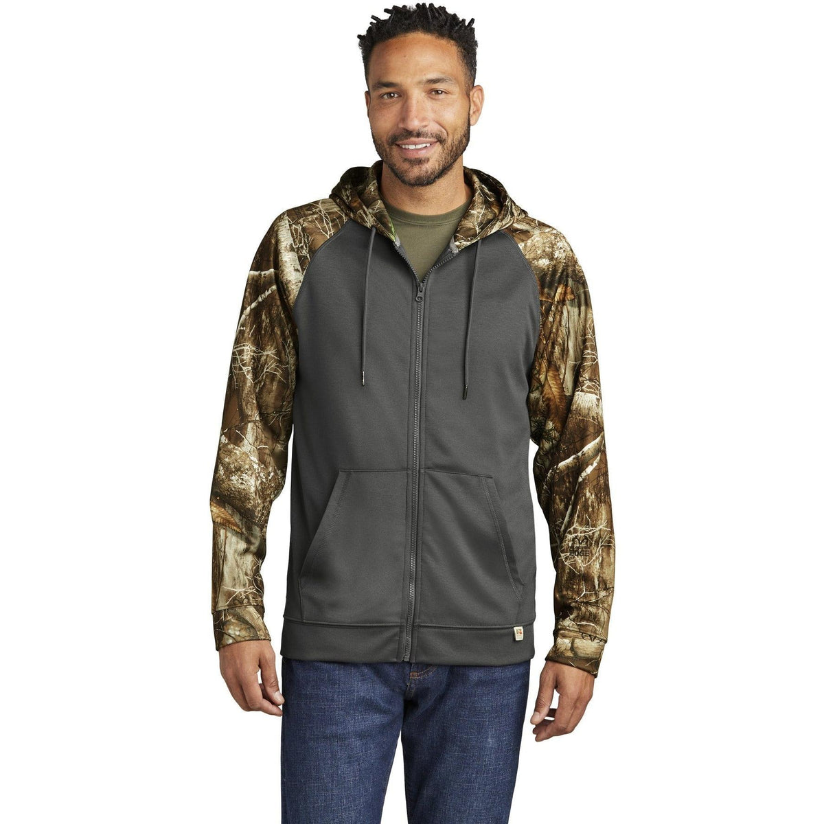 no-logo Russell Outdoors Realtree Performance Colorblock Full-Zip Hoodie-New-Russell Outdoors-Thread Logic