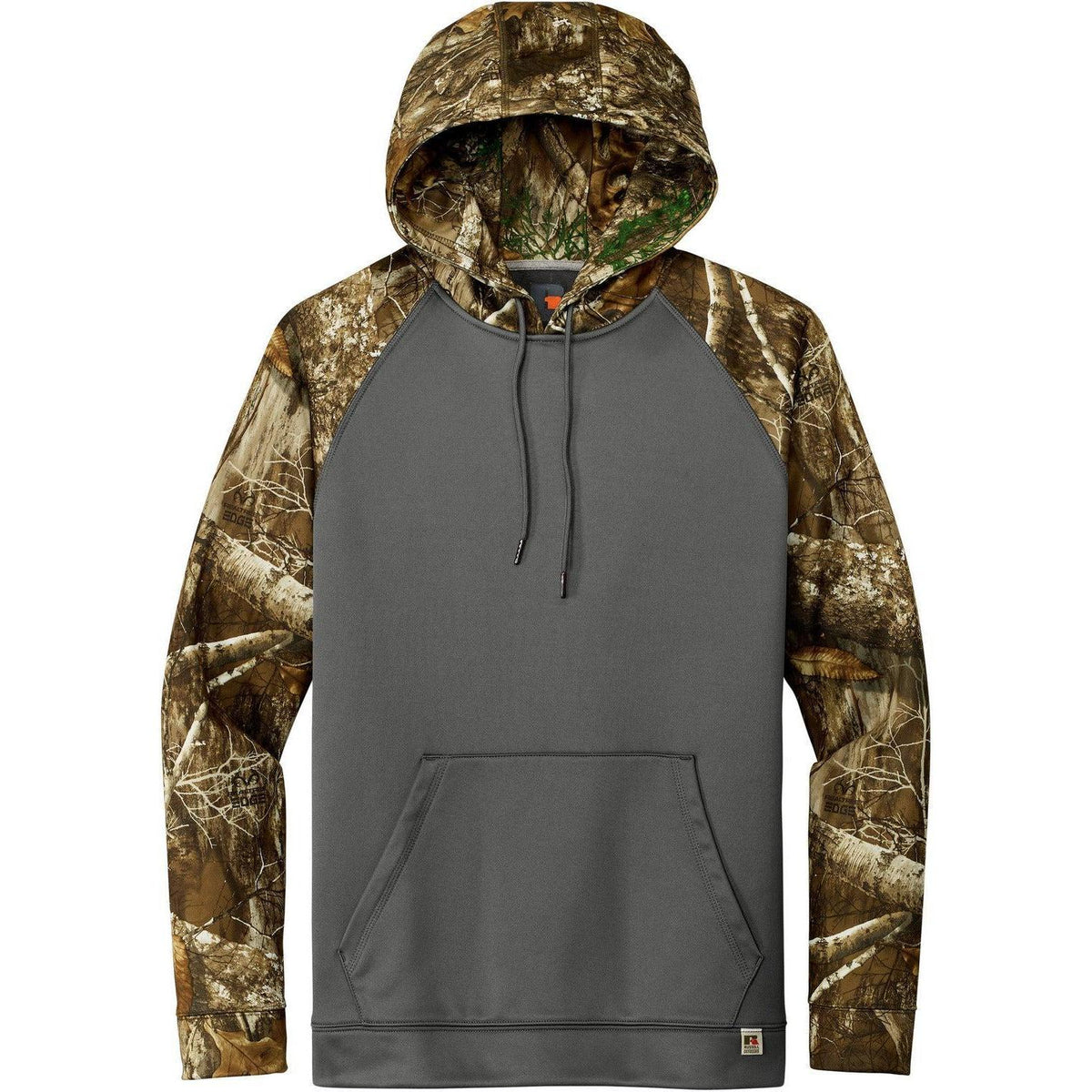 no-logo Russell Outdoors Realtree Performance Colorblock Pullover Hoodie