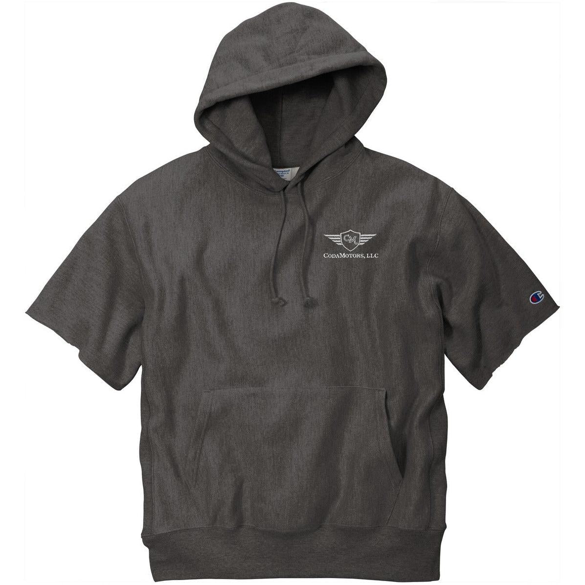 no-logo Champion Reverse Weave Short Sleeve Hooded Sweatshirt-Regular-Champion-Thread Logic