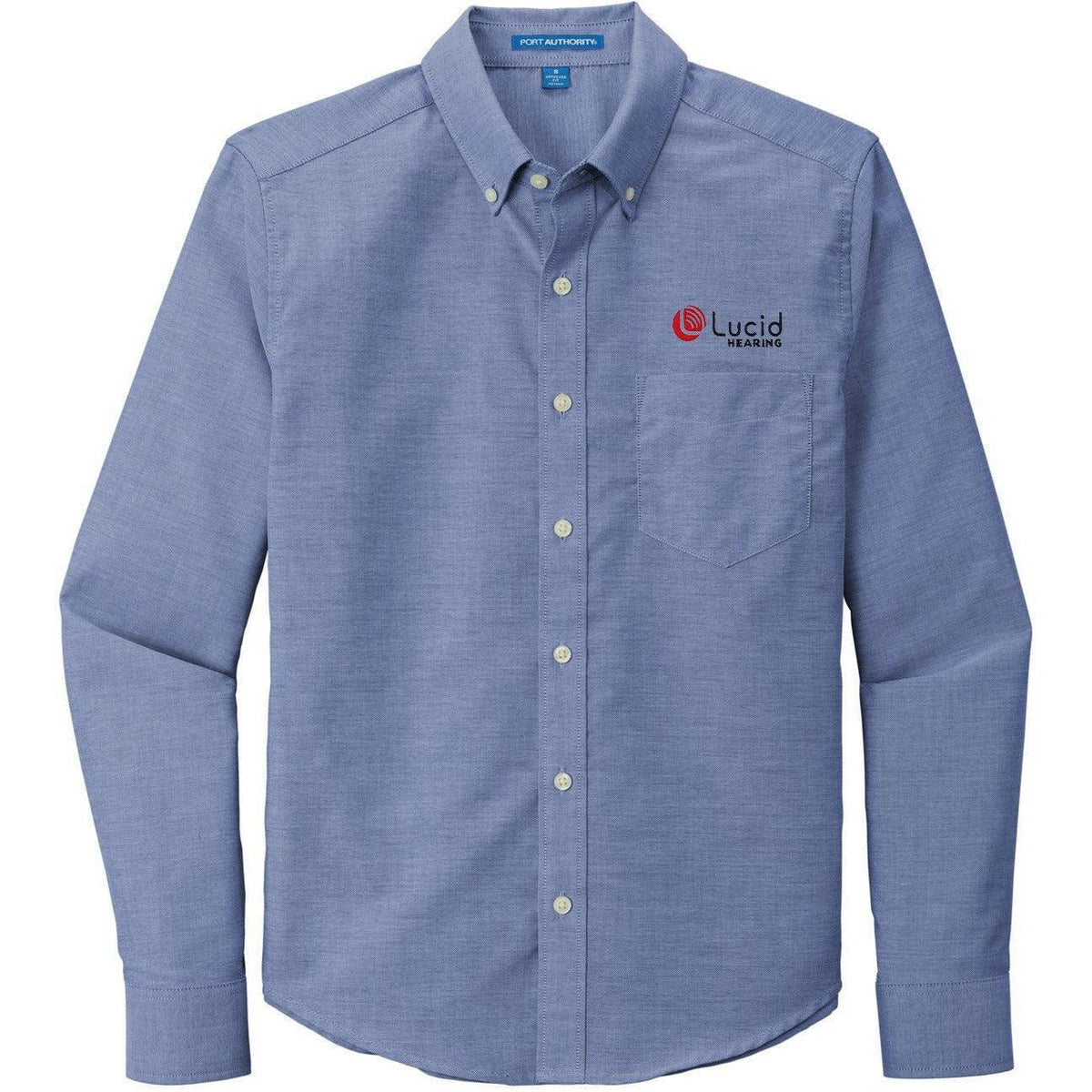 no-logo Port Authority Untucked Fit SuperPro Oxford Shirt-Dress Shirts-Port Authority-Thread Logic