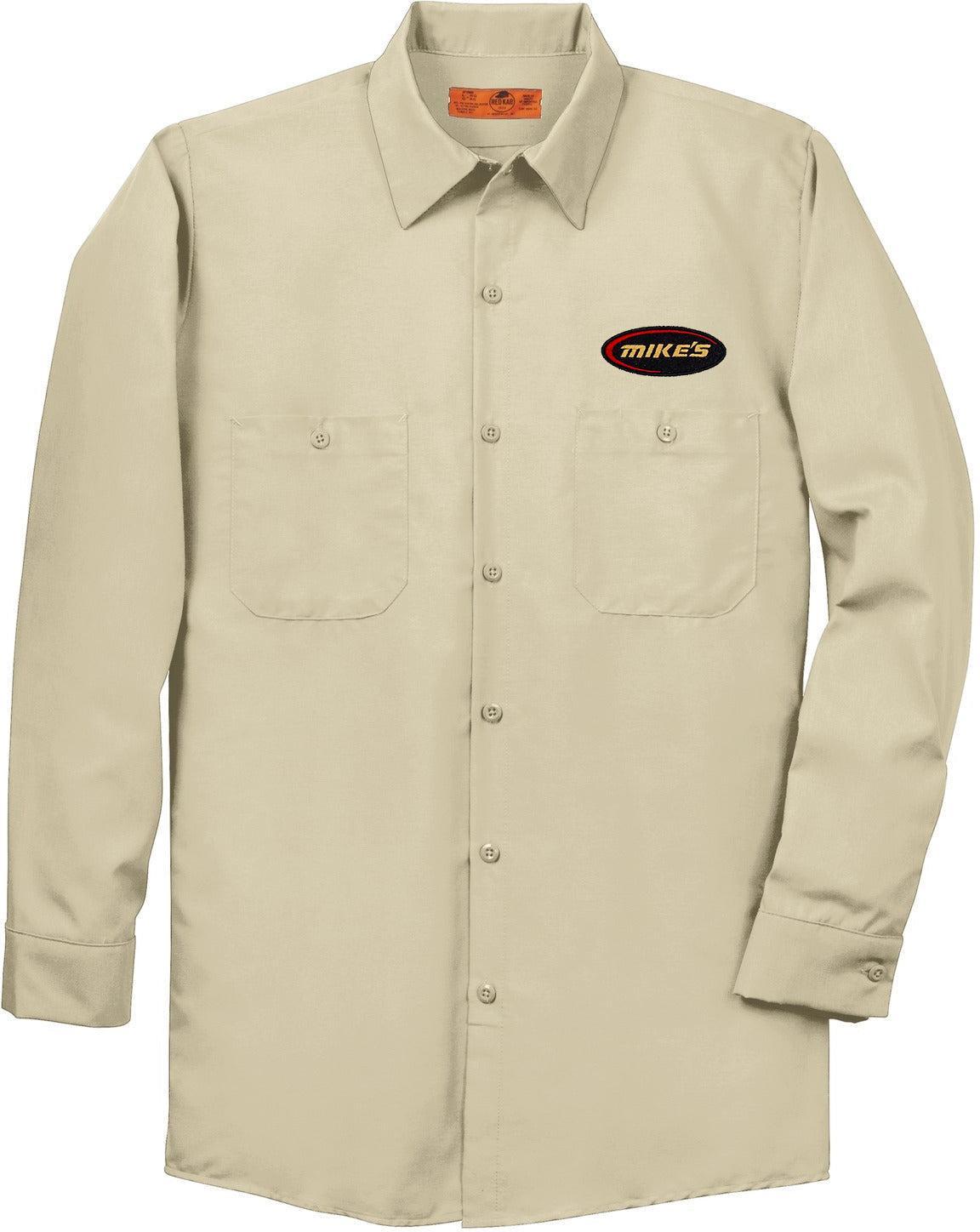 Red Kap Industrial Long Sleeve Work Shirt, Black Red Kap Industrial Long Sleeve Work Shirt, Black