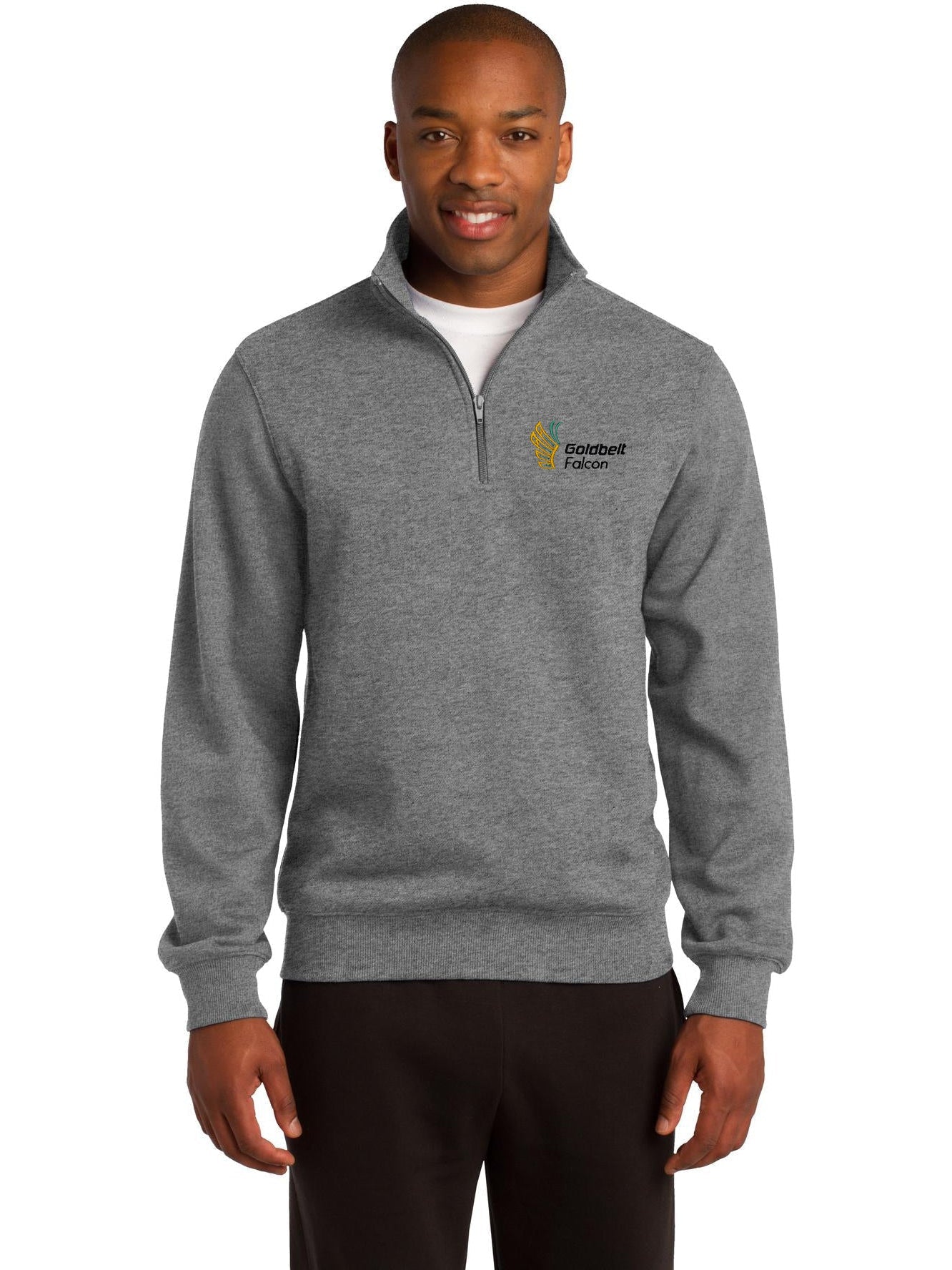 Sport Tek ST253 Quarter-Zip Pullover with Custom Embroidery