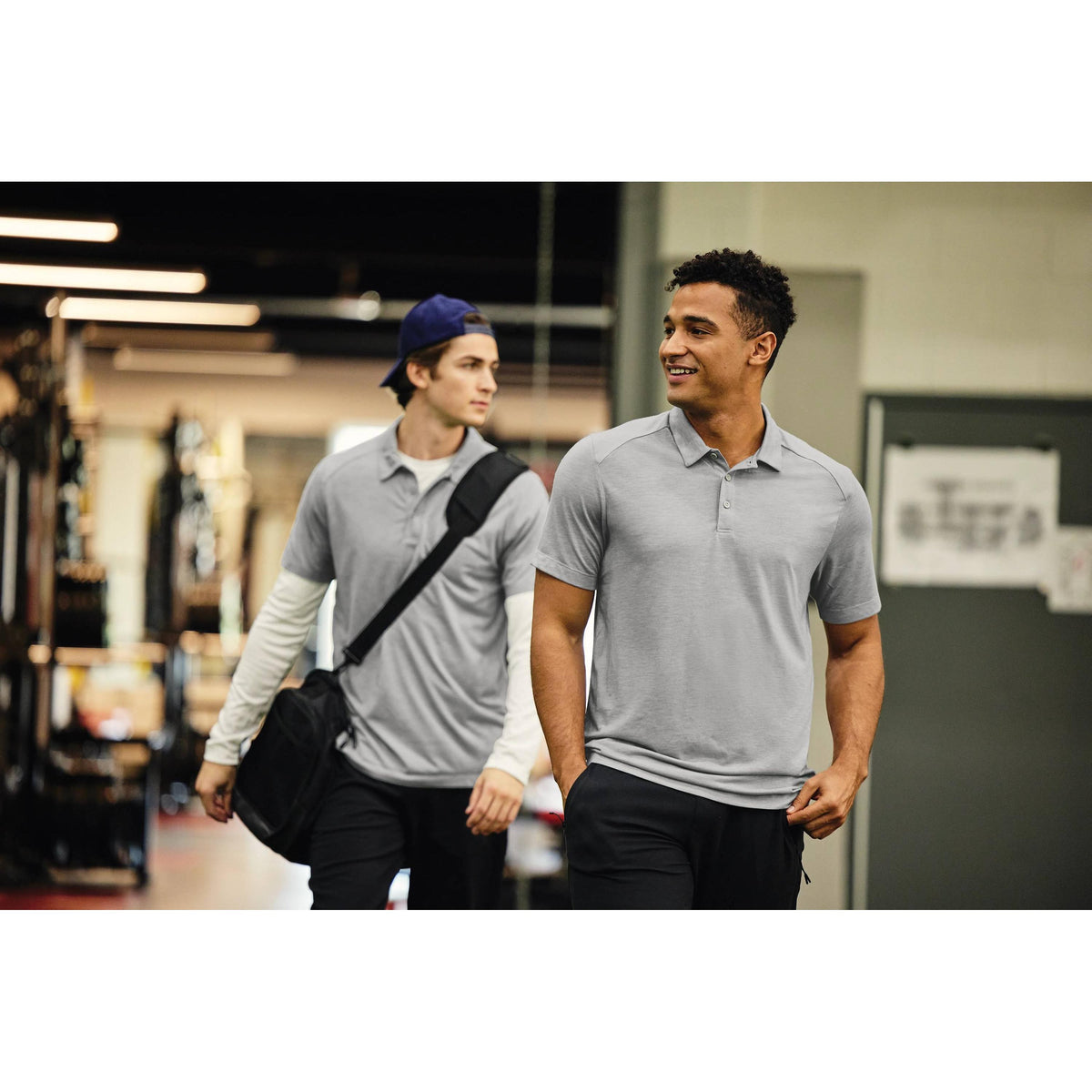 no-logo Sport-Tek PosiCharge Tri-Blend Wicking Polo-Regular-Sport-Tek-Thread Logic