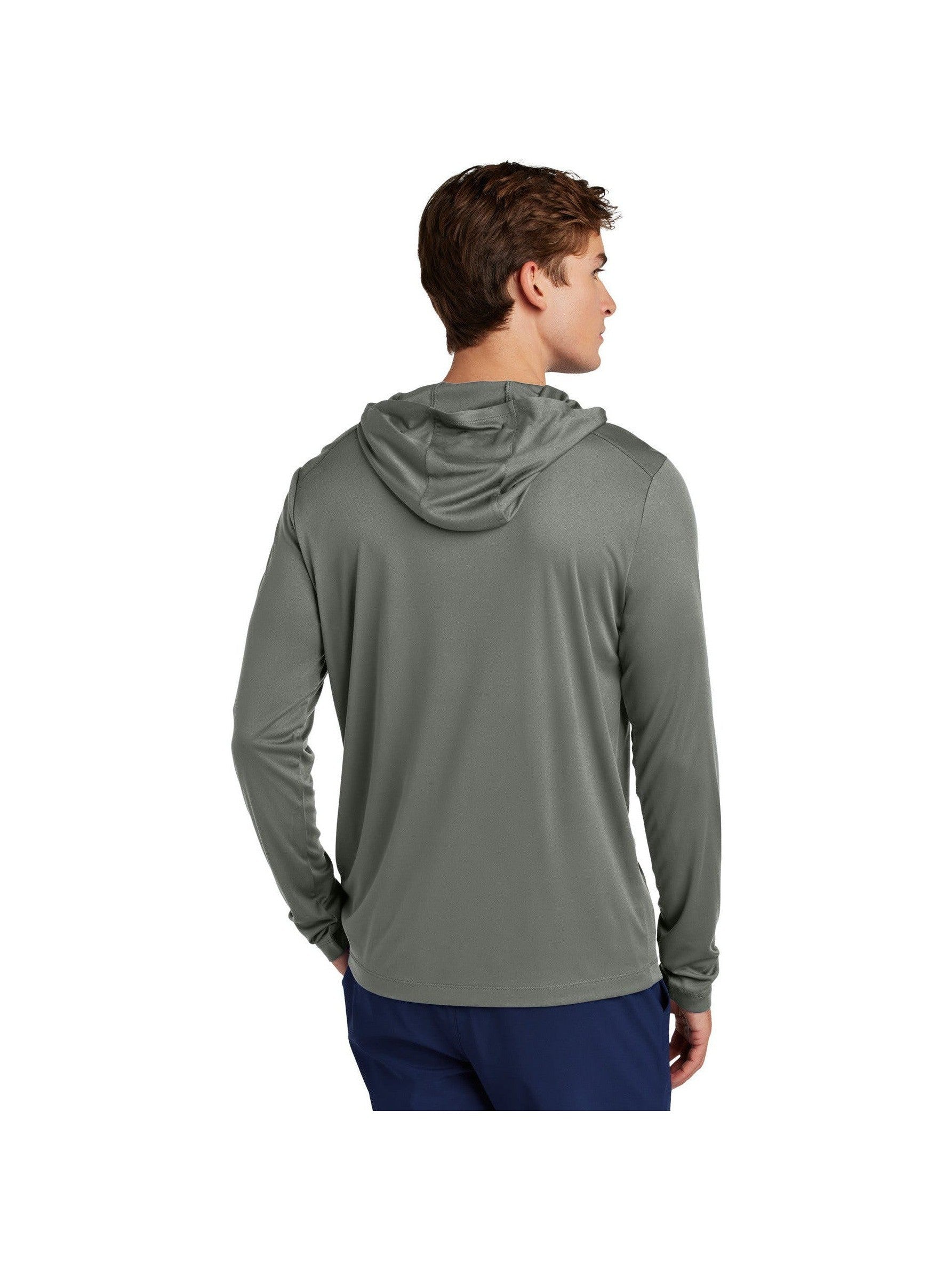 no-logo Sport-Tek Posi-UV Pro Long Sleeve Hoodie-Sport-Tek-Thread Logic