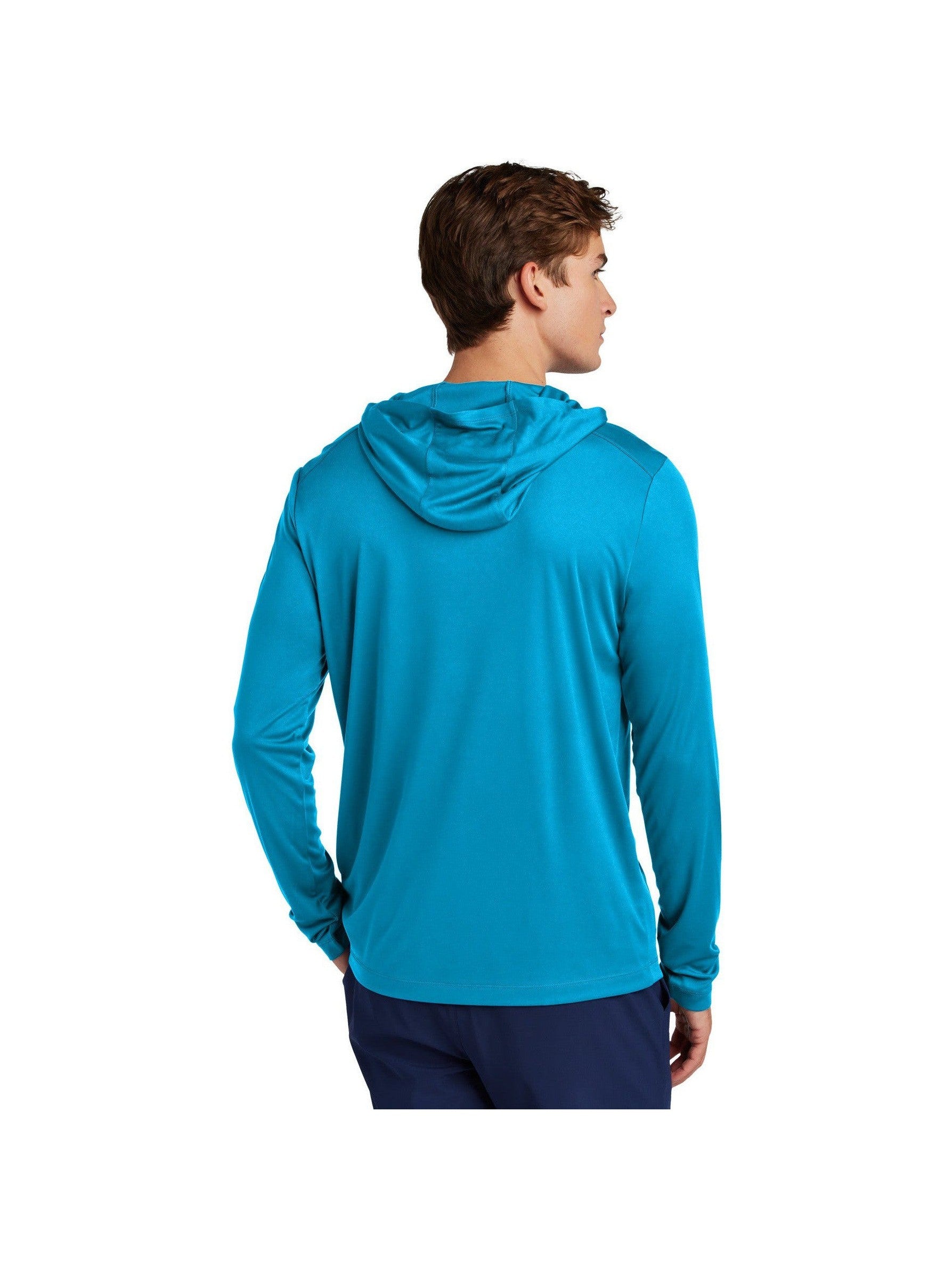no-logo Sport-Tek Posi-UV Pro Long Sleeve Hoodie-Sport-Tek-Thread Logic