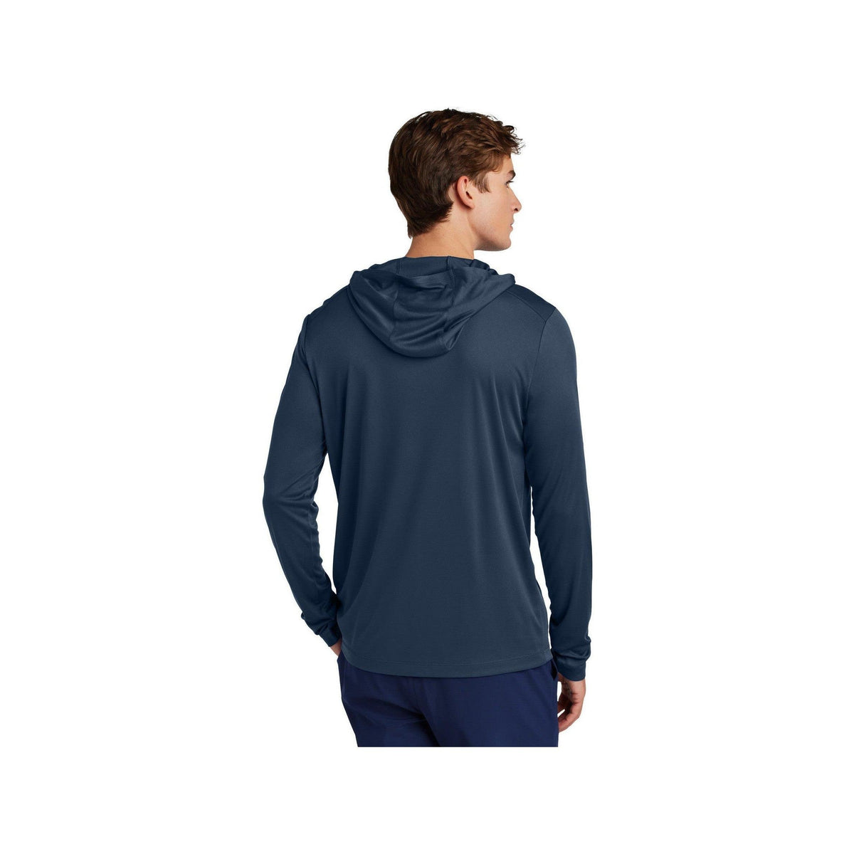 no-logo Sport-Tek Posi-UV Pro Long Sleeve Hoodie-Sport-Tek-Thread Logic