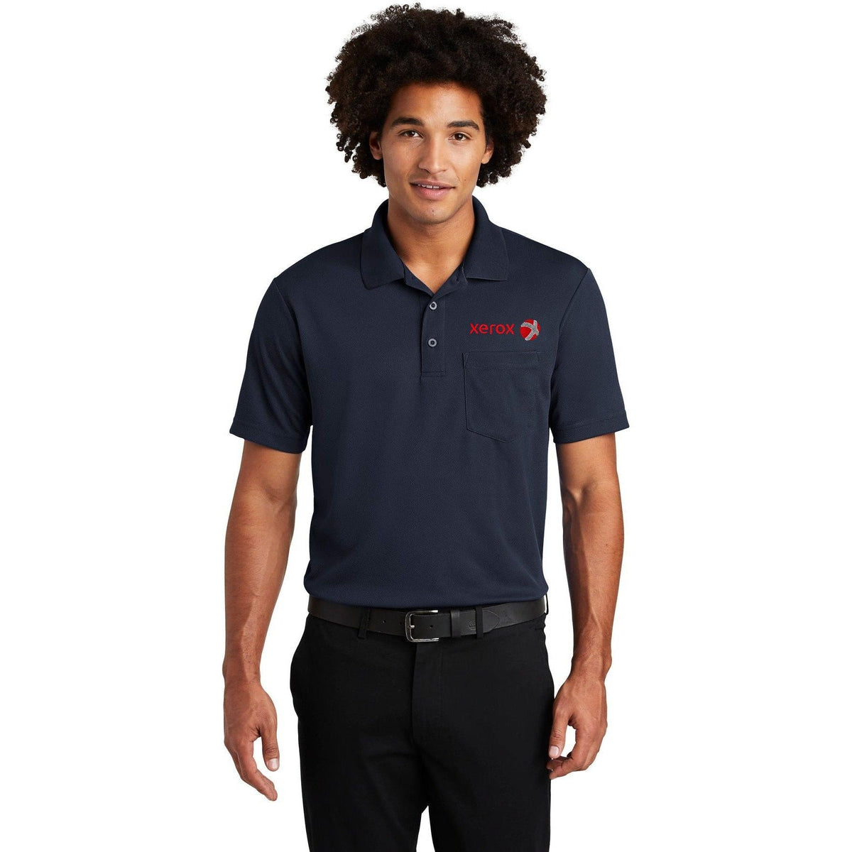 no-logo Sport-Tek PosiCharge RacerMesh Pocket Polo-Regular-Sport-Tek-Thread Logic
