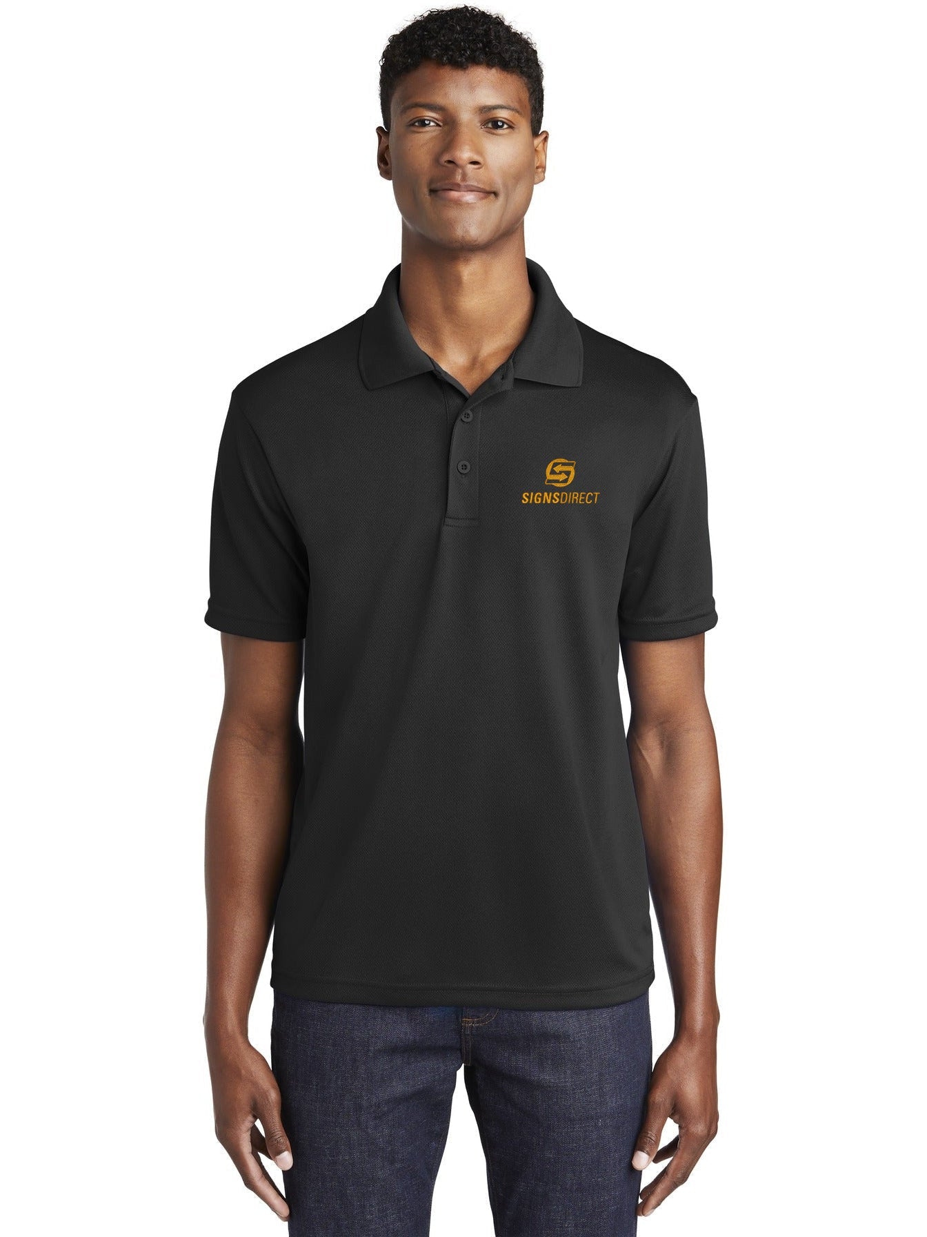 Sport Tek ST640 Polo Shirt With Custom Embroidery