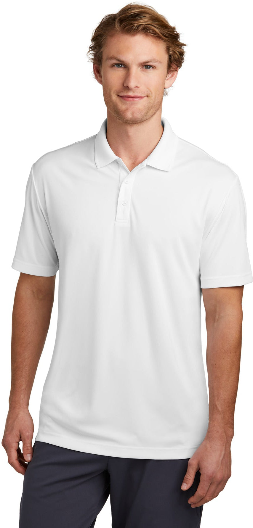 no-logo Sport-Tek PosiCharge Re-Compete Polo-Sport-Tek-Thread Logic