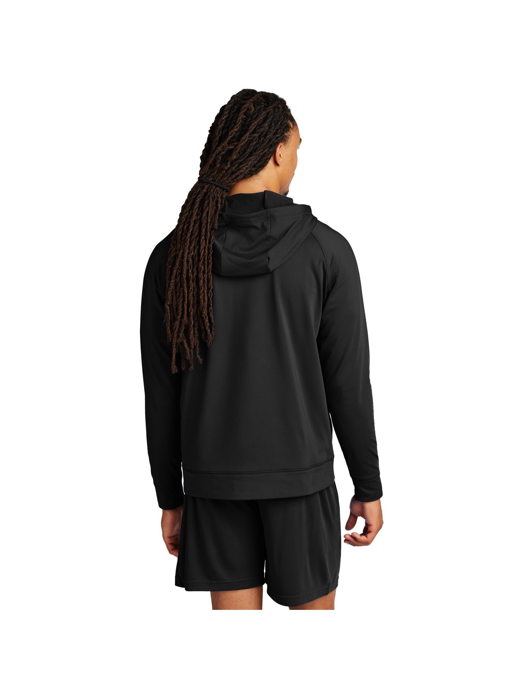 no-logo Sport-Tek Sport-Wick Stretch 1/2-Zip Hoodie-Sport-Tek-Thread Logic