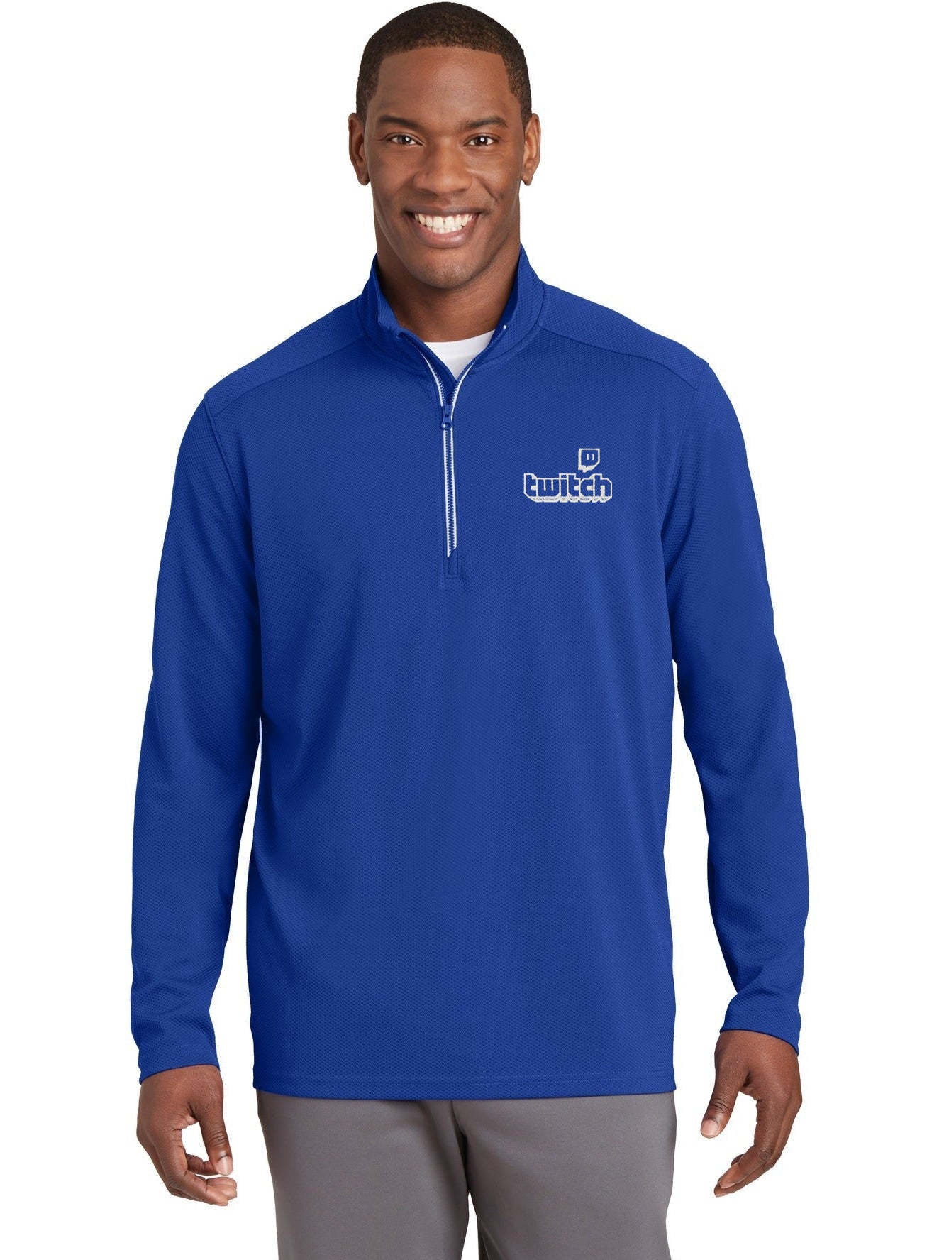 Sport Tek ST860 Quarter-Zip Pullover with Custom Embroidery